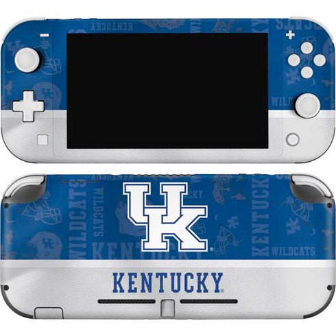 University of Kentucky Jersey Split Nintendo Switch Lite Skin